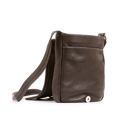 Torba skórzana na ramię KEMER VOOC Prestige EP4 czarny