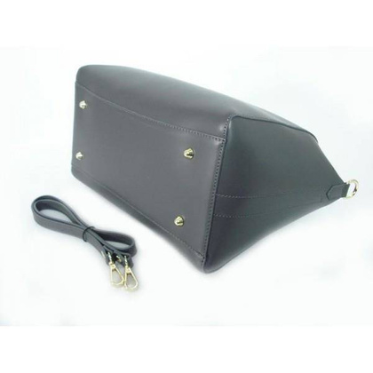 TOREBKA SKÓRZANA  KUFEREK   VERA PELLE  GRAFIT SZARY  P1G3