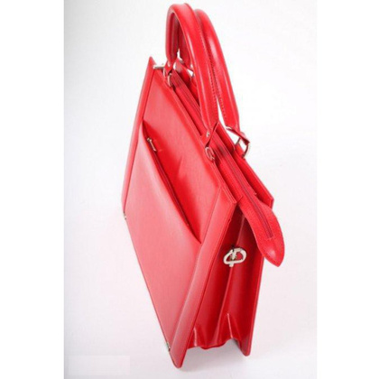 Teczka damska skórzana KEMER B 813/DW Czerwona