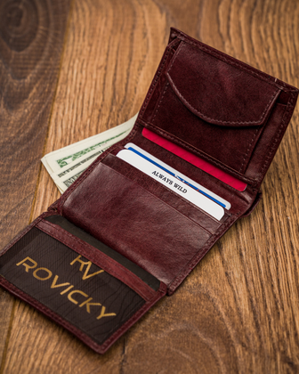 Portfel męski skórzany always wild® skóra na karty