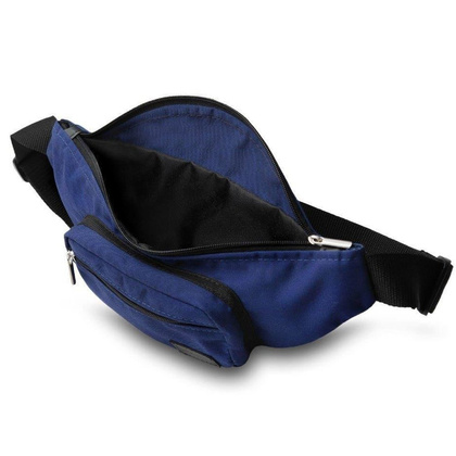 Materiałowa saszetka biodrowa KEMER SOLIER SN03 Niebieska - min. zamówienie 20 / 50 / 100 szt.