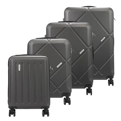 Zestaw z czterech walizek W3015 18/20/24/28 niebieski KEMER