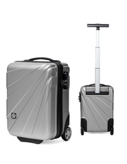 Bardzo mała walizka PELLUCCI RGL 885 XS 40x25x20 SZARY