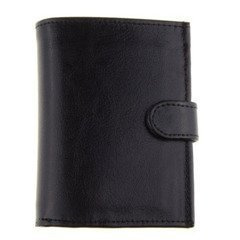 Portfel męski skórzany KEMER P32J Czarny - min. zamówienie 20 / 50 / 100 szt.