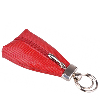 Etui na klucze skórzane KEMER KL 312 Czerwony lakier - min. zamówienie 20 / 50 / 100 szt.