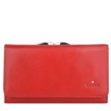 Portfel damski KEMER D 16 Czerwony - min. zamówienie 20 / 50 / 100 szt.