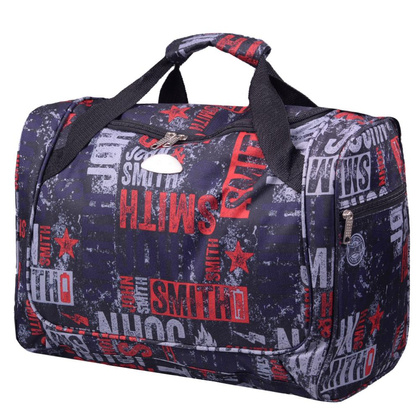 Torba podróżna podręczna PELLUCCI RGL WIZZ AIR C9 Czarno / Szaro / Czerwona