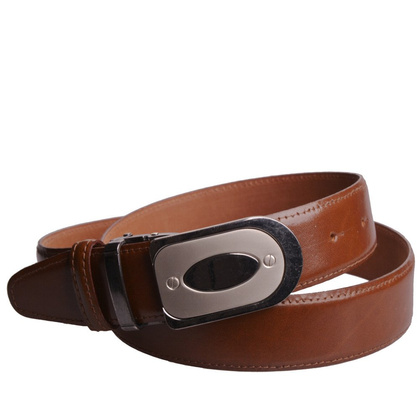 Pasek męski skórzany KEMER P 04-90/35-S3-123 Brązowy - min. zamówienie 20 / 50 / 100 szt.