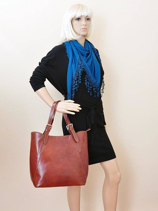 Torebka damska skórzana KEMER 847 Camel