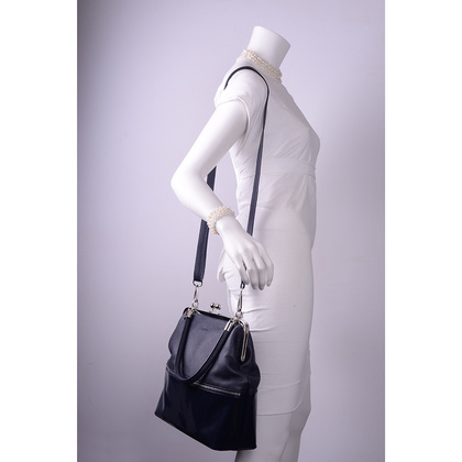 Torebka damska skórzana KEMER R 198 Granatowa - min. zamówienie 20 / 50 / 100 szt.