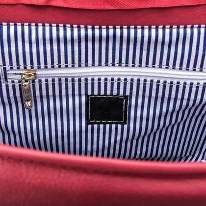 Torebka damska skórzana KEMER LUNA Czerwona - min. zamówienie 20 / 50 / 100 szt.