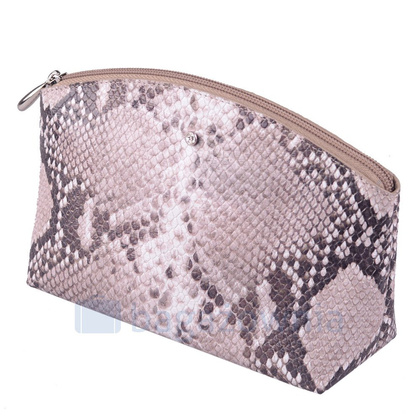 Kosmetyczka skórzana KEMER KO320 Łuska Brąz - min. zamówienie 20 / 50 / 100 szt.