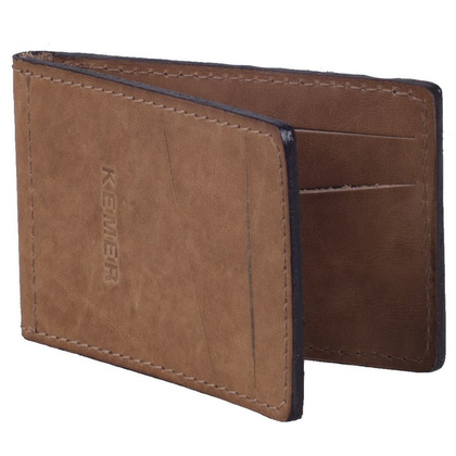 Etui na wizytówki skórzane KEMER V3-33 Cieliste - min. zamówienie 20 / 50 / 100 szt.