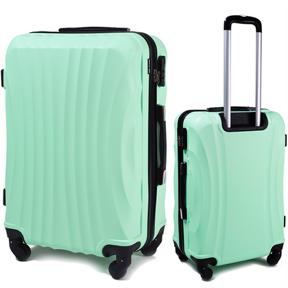 Średnia walizka WINGS 159 M Jasnozielona