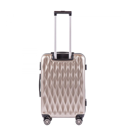 Średnia walizka WINGS PC190 M Brązowa