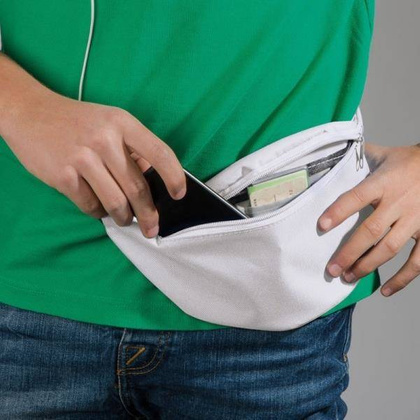 Saszetka na pas CARAVELAS  KEMER Biała