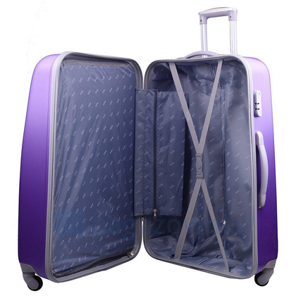 Mała walizka kabinowa PELLUCCI RGL 883 S Fioletowa