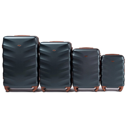 Zestaw 4 walizek WINGS 402 Zielone