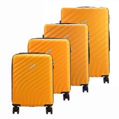 Zestaw z czterech walizek W6007 S18/20/24/28 pomarańczowy KEMER
