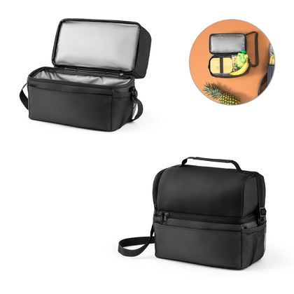 ZIPPERS COOLER. Torba chłodząca 7L z żakardu 300D i 840D