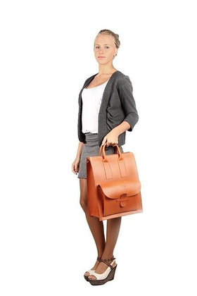 Torba damska do rękiKEMER VOOC Vintage P34 koniak