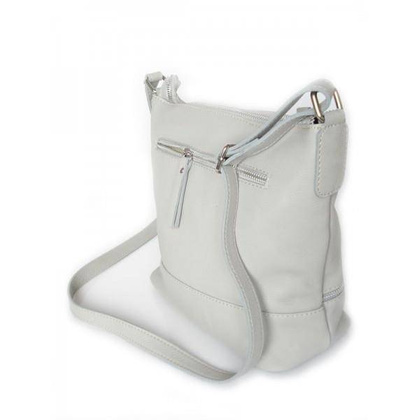 SZARA A5  VERA PELLE TOREBKA SKÓRZANA LISTONOSZKA   VP1033G