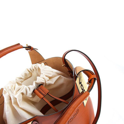 Modna torba, worek KEMER VOOC Vintage  P6 Koniak