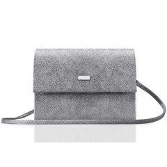 Torebka wizytowa damska KEMER SOLIER F14 Srebrny Brokat - min. zamówienie 20 / 50 / 100 szt.