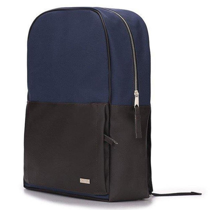 Plecak miejski KEMER SOLIER Forres Granatowo Brązowy - min. zamówienie 20 / 50 / 100 szt.