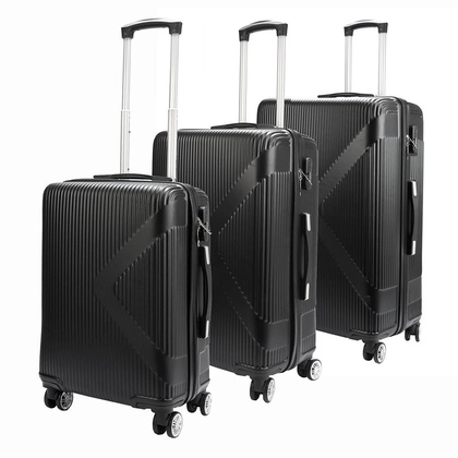 W zestawie 3 walizki Jony 029# x3 Z niebieski KEMER