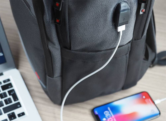 Plecak na Laptop KEMER 123815035 Szary - min. zamówienie 20 / 50 / 100 szt.