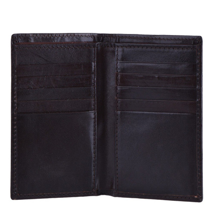 Etui na wizytówki skóra BELLUCCI W1 Brązowe - min. zamówienie 20 / 50 / 100 szt.