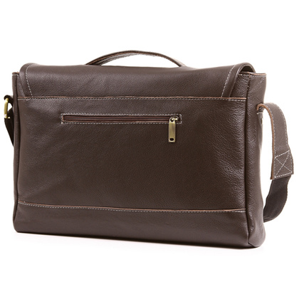 ELEGANCKA TORBA SKÓRZANA KEMER VOOC EP9 BRĄZOWA