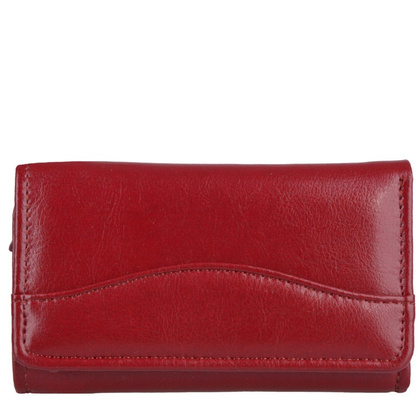 Portfel damski skórzany KEMER P14 Bordowy  - min. zamówienie 20 / 50 / 100 szt.