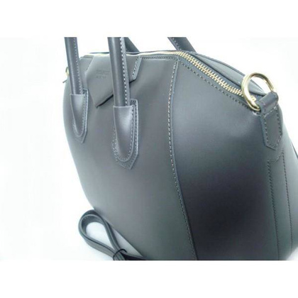 TOREBKA SKÓRZANA  KUFEREK   VERA PELLE  GRAFIT SZARY  P1G3