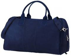 Granatowa podróżna torba weekendowa BRØDRENE BL10 Kolor wnętrza: Czarny - min. zamówienie 20 / 50 / 100 szt.