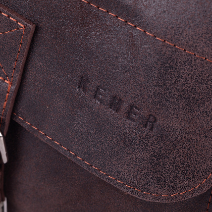 Torba skórzana na ramię KEMER CH 02 Brąz - min. zamówienie 20 / 50 / 100 szt.