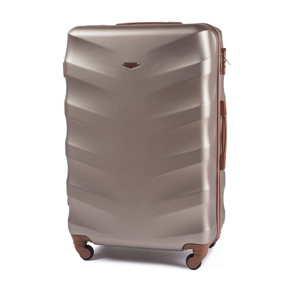 Duża walizka WINGS 402 L Złota