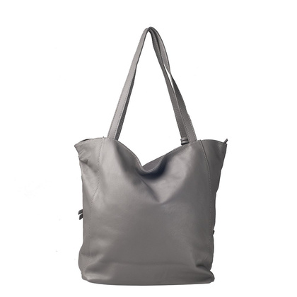 Torebka damska skórzana KEMER 304 Szara - min. zamówienie 20 / 50 / 100 szt.