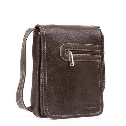 Torba skórzana na ramię KEMER VOOC Prestige EP4 brąz