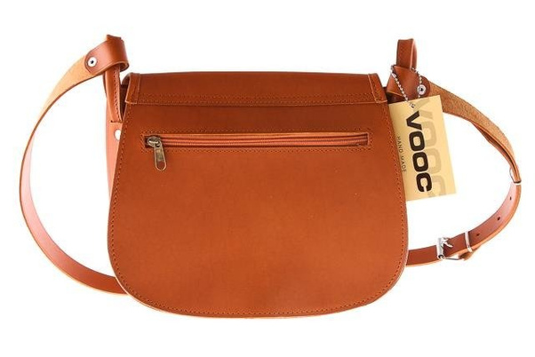 Listonoszka duża torebka KEMER VOOC Vintage P27 Brązowa