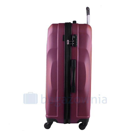 Duża walizka WINGS 159 L Bordowa