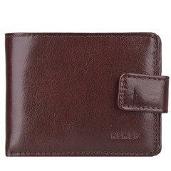 Portfel męski skórzany KEMER M 14 Brązowy - min. zamówienie 20 / 50 / 100 szt.