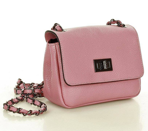 Torebka wizytowa listonoszka skóra MAZZINI - Sevilla dusty róż - min. zamówienie 20 / 50 / 100 szt.