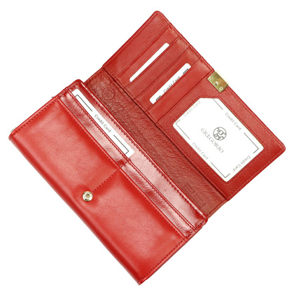 Duży damski portfel, skóra naturalna GL-106 