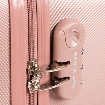 Średnia walizka WINGS PDT01-M Bordowy