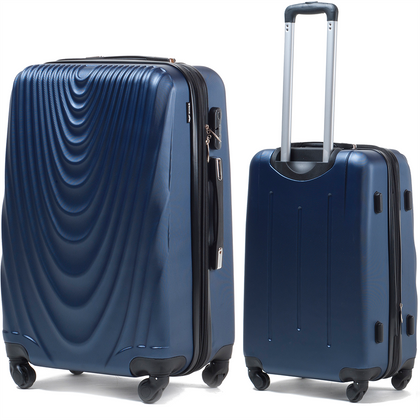 Zestaw 4 walizek WINGS 304 Granatowe