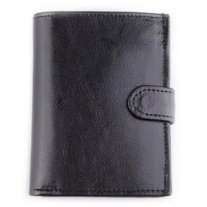 Portfel męski skórzany KEMER P5J Czarny - min. zamówienie 20 / 50 / 100 szt.