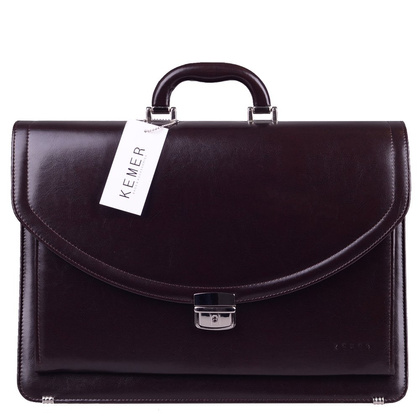 Teczka męska KEMER S 580/MB Brązowa