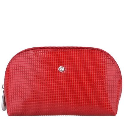 Kosmetyczka skórzana KEMER KO 253 Czerwony lakier - min. zamówienie 20 / 50 / 100 szt.